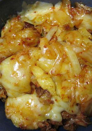 豚キムチチーズ丼-レシピのメイン写真