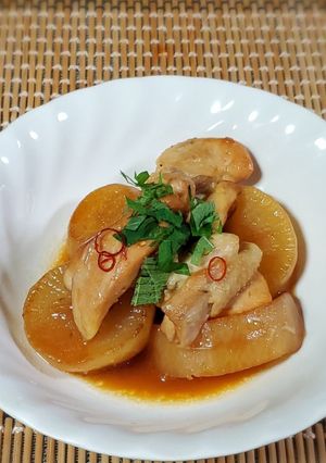 🤍鶏大根さっぱり煮-レシピのメイン写真