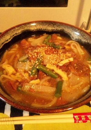 やきとり缶で＊やきとりうどん＊-レシピのメイン写真