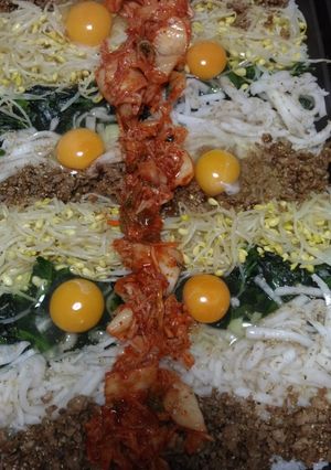 簡単☆ホットプレートビビンバ-レシピのメイン写真