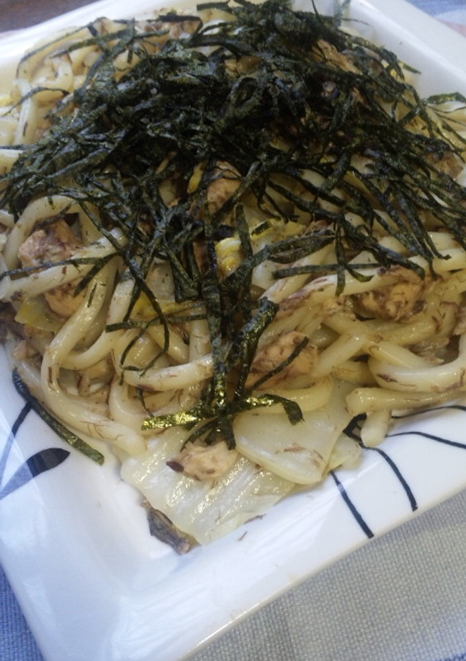 さば缶で焼きうどん☆-レシピのメイン写真