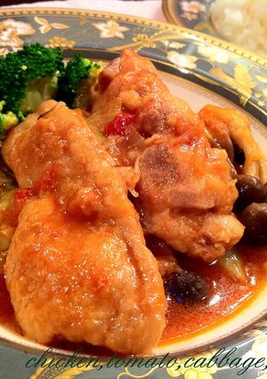 鶏肉と野菜たっぷり　トマト煮込み♡-レシピのメイン写真