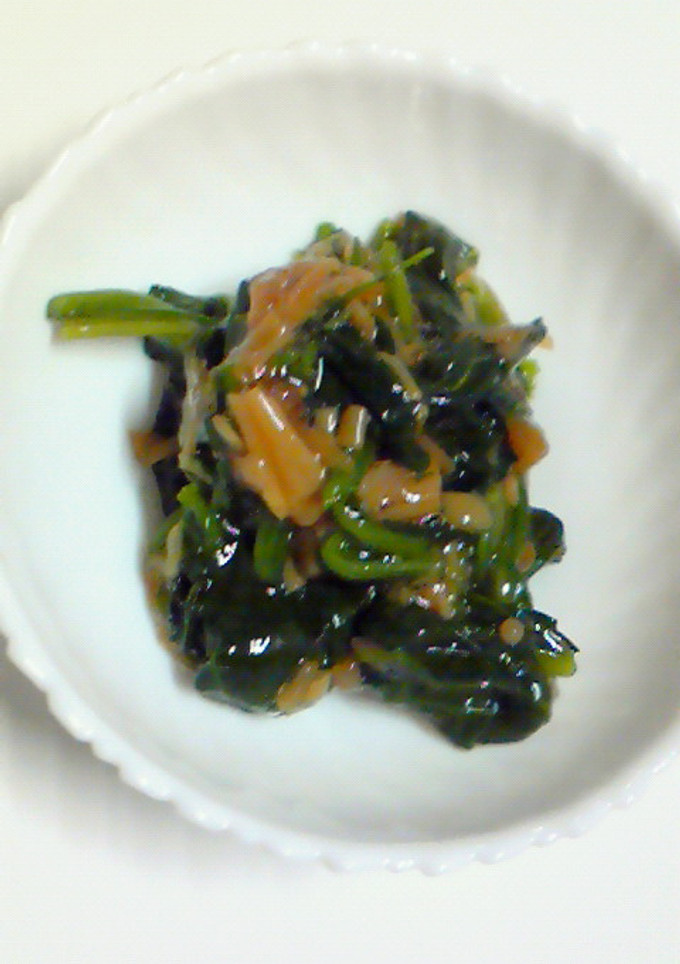 ほうれん草のなめ茸和え-レシピのメイン写真