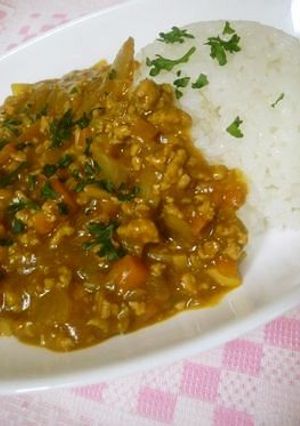 我が家のキーマカレー＜ひき肉カレー＞♡-レシピのメイン写真