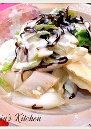 白菜と塩昆布のクリーミーサラダ-レシピのメイン写真