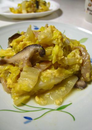 とろ～りチーズで☆白菜のたまごとじ-レシピのメイン写真