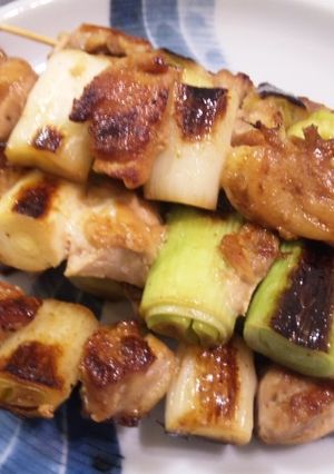 甘くない照り焼きソースで～焼き鳥とつくね-レシピのメイン写真