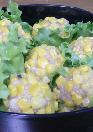 コーンで♪シュウマイの菜の花畑-レシピのメイン写真