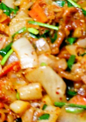 本格餐庁の味＠猪肉朝鮮辣泡菜（豚キムチ）-レシピのメイン写真