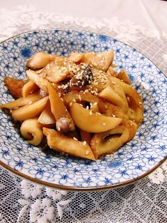 簡単☆エリンギとちくわの甘辛炒り煮-レシピのメイン写真
