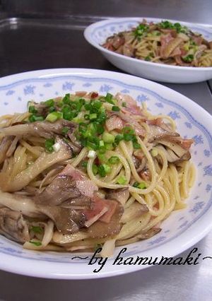 和風っぽい？きのこdeペペロンチーノ風♪-レシピのメイン写真