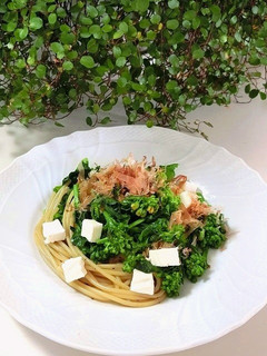 菜の花とクリームチーズのパスタ-レシピのメイン写真