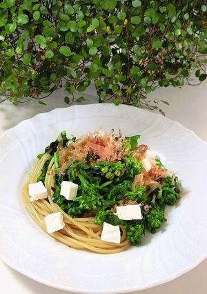 菜の花とクリームチーズのパスタ-レシピのメイン写真