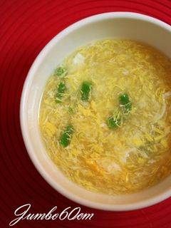 超シンプルなとろとろ卵スープ金華ハム風味-レシピのメイン写真