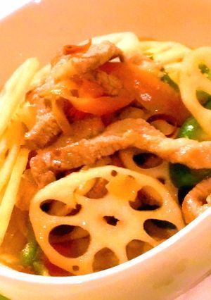 調味料これだけ☆キンピラれんこん-レシピのメイン写真