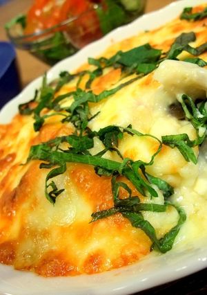 しめじと明太子の豆乳豆腐グラタン-レシピのメイン写真