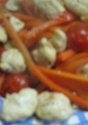 簡単♪ささっとトマト鶏炒め-レシピのメイン写真