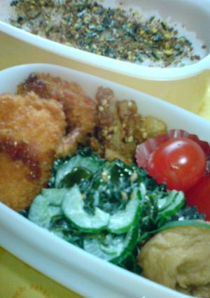 お弁当に きゅうりとわかめのマヨ和え-レシピのメイン写真