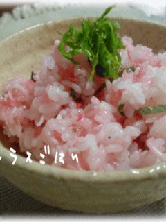 さっぱり梅シラス御飯-レシピのメイン写真