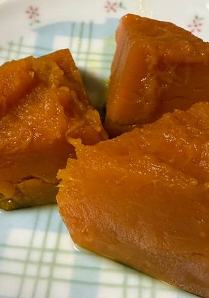 かぼちゃの含め煮（黄金のコツ）〔改〕-レシピのメイン写真