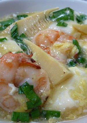 ふんわりトロトロ♪海老玉あんかけ豆腐-レシピのメイン写真