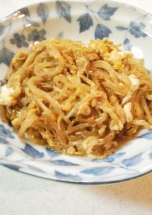 お手軽！財布と体に◎　もやしの卵とじ♪-レシピのメイン写真