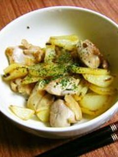 鶏肉とじゃがいものにんにく炒め-レシピのメイン写真