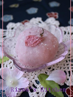 桜餅みたいな♪桜大福☆-レシピのメイン写真