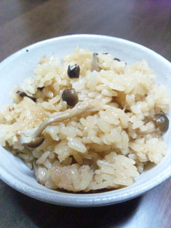 ☆キノコと揚げの炊き込みご飯☆バター風味-レシピのメイン写真