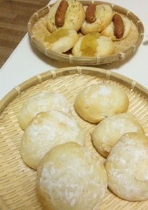 発酵なし☆1時間でふんわりふっくら白パン-レシピのメイン写真