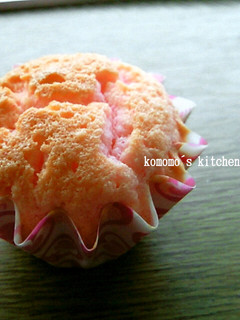 *桜色のカップケーキ*-レシピのメイン写真