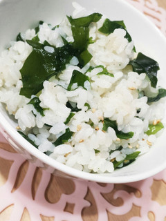 簡単☆わかめとしらすご飯-レシピのメイン写真