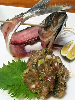 簡単!尾頭つき鯵のなめろう-レシピのメイン写真