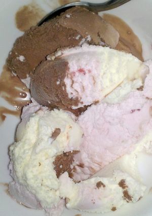 塩で食べるアイスクリーム☆-レシピのメイン写真