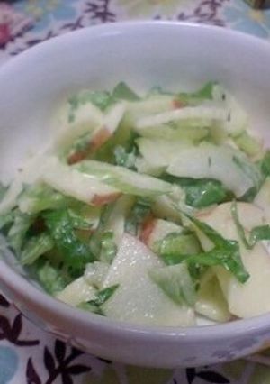 セロリとりんごのサラダ-レシピのメイン写真