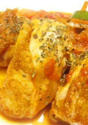 鶏肉のトマト煮込み-レシピのメイン写真