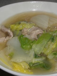 白菜と豚肉のスープ☆あったまる-レシピのメイン写真