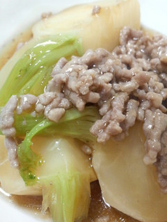 かぶとひき肉の煮物♪-レシピのメイン写真