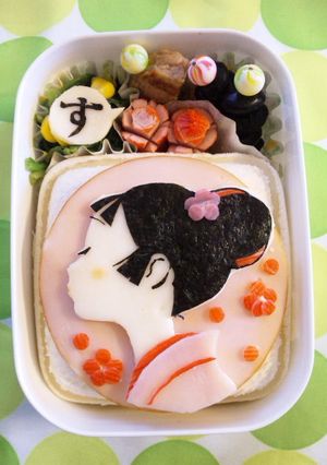 小梅ちゃん♪(キャラ弁)-レシピのメイン写真