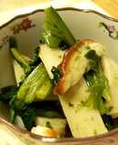 ほうれん草とかまぼこの昆布茶和え