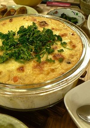 豆腐と酒かすの味噌風味グラタン-レシピのメイン写真