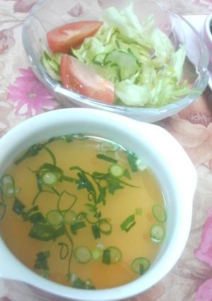 超簡単！ねぎたっぷり中華スープ-レシピのメイン写真