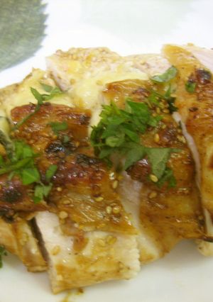 レモン風味鶏肉の青じそチーズオーブン焼き-レシピのメイン写真
