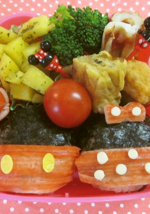 キャラ弁　簡単ミッキー-レシピのメイン写真