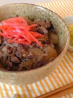 吉野家風☆うちのつゆだく牛丼-レシピのメイン写真