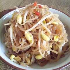 รูปของ 大豆もやし　と　しらたき　(≧∇≦)/