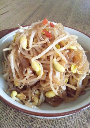 大豆もやし　と　しらたき　(≧∇≦)/-レシピのメイン写真