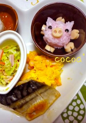 かわいい＊焼き鯖のランチプレート-レシピのメイン写真