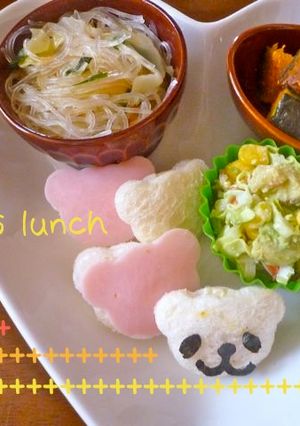 かわいい＊サンドイッチランチプレート-レシピのメイン写真