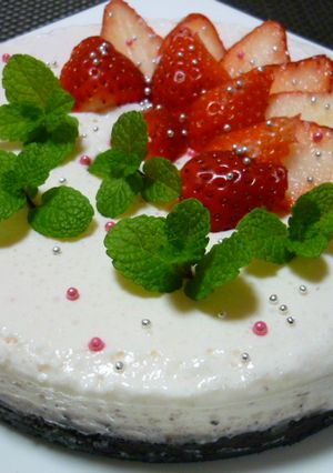 いちごレアチーズケーキ☆-レシピのメイン写真